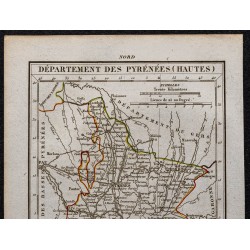 Gravure de 1823 - Département des Hautes Pyrénées - 2