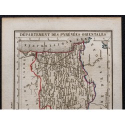 Gravure de 1823 - Département des Pyrénées orientales - 2