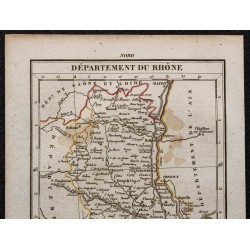 Gravure de 1823 - Département du Rhône - 2