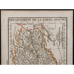 Gravure de 1823 - Département de la Haute-Saône - 2