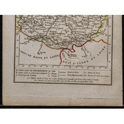 Gravure de 1823 - Département de la Sarthe - 3