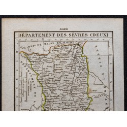 Gravure de 1823 - Département des Deux Sèvres - 2