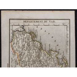 Gravure de 1823 - Département du Var - 2