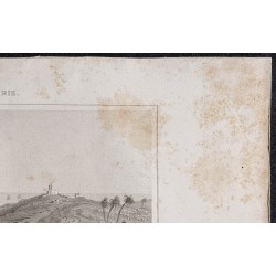 Gravure de 1844 - Les français débarquent en Afrique - 3