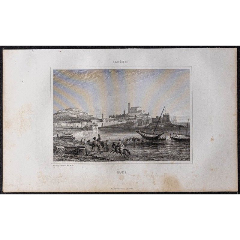 Gravure de 1844 - Bone (Annaba) - 1