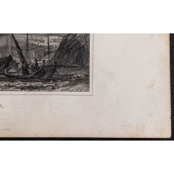 Gravure de 1844 - Vue d'Oran - 5