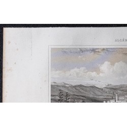 Gravure de 1844 - Vue de Médéa - 2