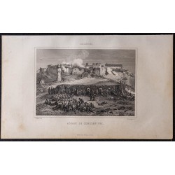 Gravure de 1844 - Assaut de Constantine - 1