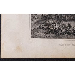 Gravure de 1844 - Assaut de Constantine - 4