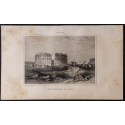 Gravure de 1844 - Amphithéâtre de El Jem - 1