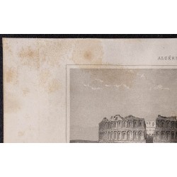 Gravure de 1844 - Amphithéâtre de El Jem - 2