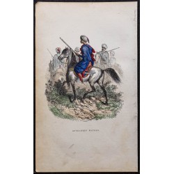 Gravure de 1844 - Gendarmes maures - 1