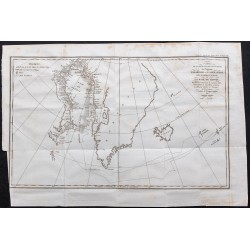 Gravure de 1819 - Carte de la baie de Baffin - 1