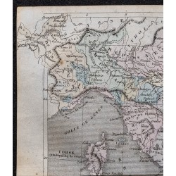 Gravure de 1869 - Italie au XVème siècle - 2