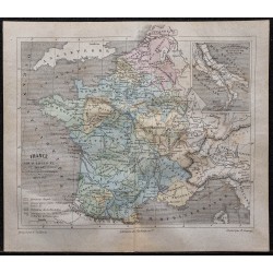Gravure de 1869 - France sous Louis XI - 1