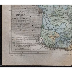 Gravure de 1869 - France sous Louis XI - 4