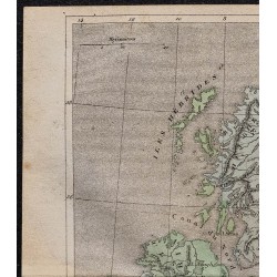 Gravure de 1869 - Îles britanniques - 2