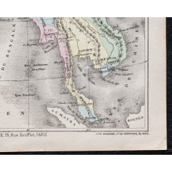 Gravure de 1866 - Inde et Indochine (Asie) - 5