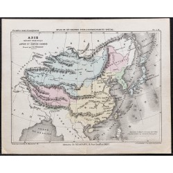 Gravure de 1866 - Japon et empire chinois - 1