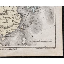 Gravure de 1866 - Japon et empire chinois - 5