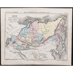 Gravure de 1866 - Sibérie ou Russie d'Asie - 1