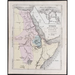 Gravure de 1866 - Égypte et bassin du Nil - 1