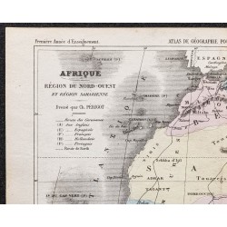 Gravure de 1866 - Afrique du Nord-Ouest & Sahara - 2