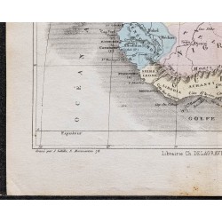 Gravure de 1866 - Afrique du Nord-Ouest & Sahara - 4