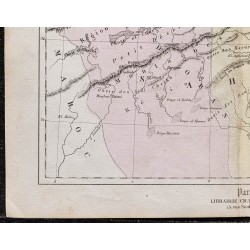 Gravure de 1866 - Carte de l'Algérie - 4