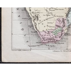 Gravure de 1866 - Afrique du sud ou australe - 4