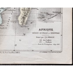 Gravure de 1866 - Afrique du sud ou australe - 5