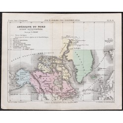 Gravure de 1866 - Amérique du nord septentrionale - 1