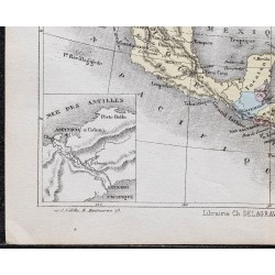 Gravure de 1866 - Mexique et Amérique centrale - 4