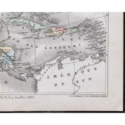 Gravure de 1866 - Mexique et Amérique centrale - 5