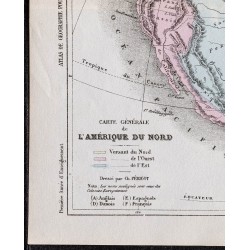 Gravure de 1866 - Amérique du nord - 4