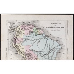 Gravure de 1866 - Amérique du sud - 2