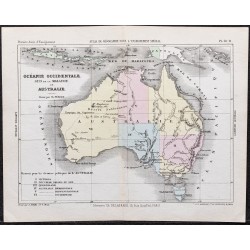 Gravure de 1866 - Océanie et Australie - 1