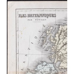 Gravure de 1866 - Îles britanniques - 2