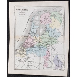 Gravure de 1866 - Hollande ou Pays-Bas - 1