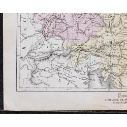 Gravure de 1866 - Empire d'Autriche et Allemagne - 4