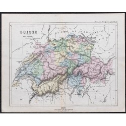Gravure de 1866 - République Helvétique (Suisse) - 1