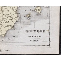 Gravure de 1866 - Espagne et Portugal - 5