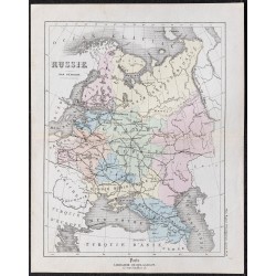 1866 - Carte de la Russie
