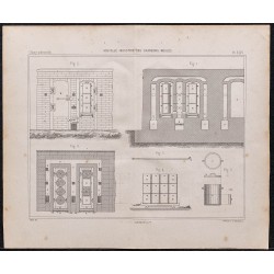 Gravure de 1878 - Industrie des charbons moulés - 1