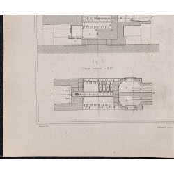 Gravure de 1878 - Fabrication du cristal - 4