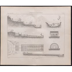 Gravure de 1878 - Extraction de l'acide borique - 1