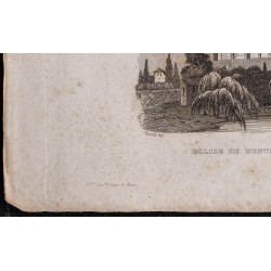Gravure de 1839 - Église de Montmorency - 4