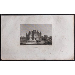 Gravure de 1839 - Château de Vigny - 1