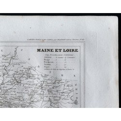 Gravure de 1833 - Département de Maine et Loire - 3