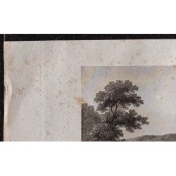 Gravure de 1839 - La roche Guyon - 2